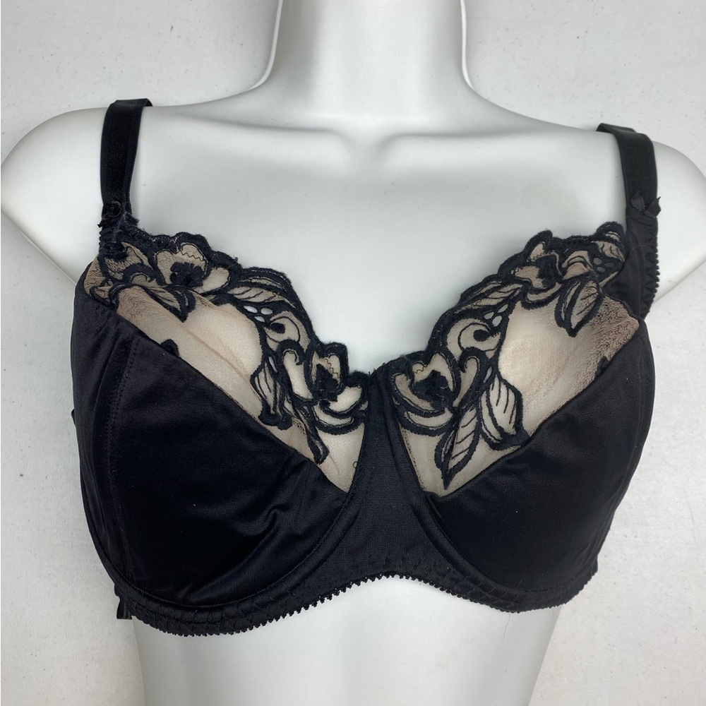 Gaia BLK Lightly Lined Underwire, 38DD *P1121